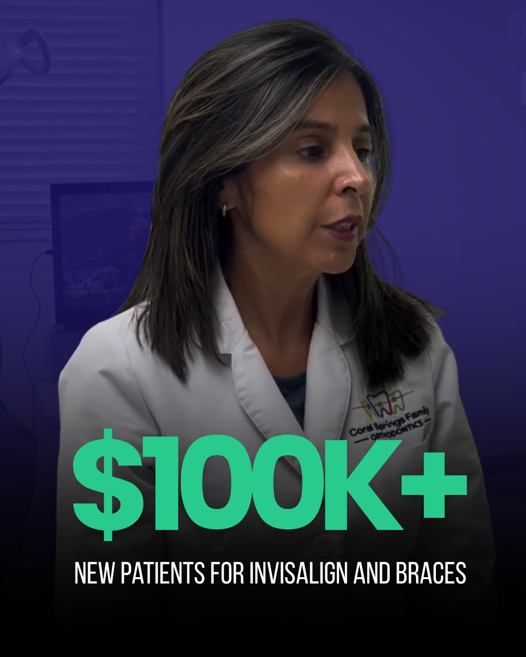Dr. Patricia Rojas — more than $100,000 in new patient revenue