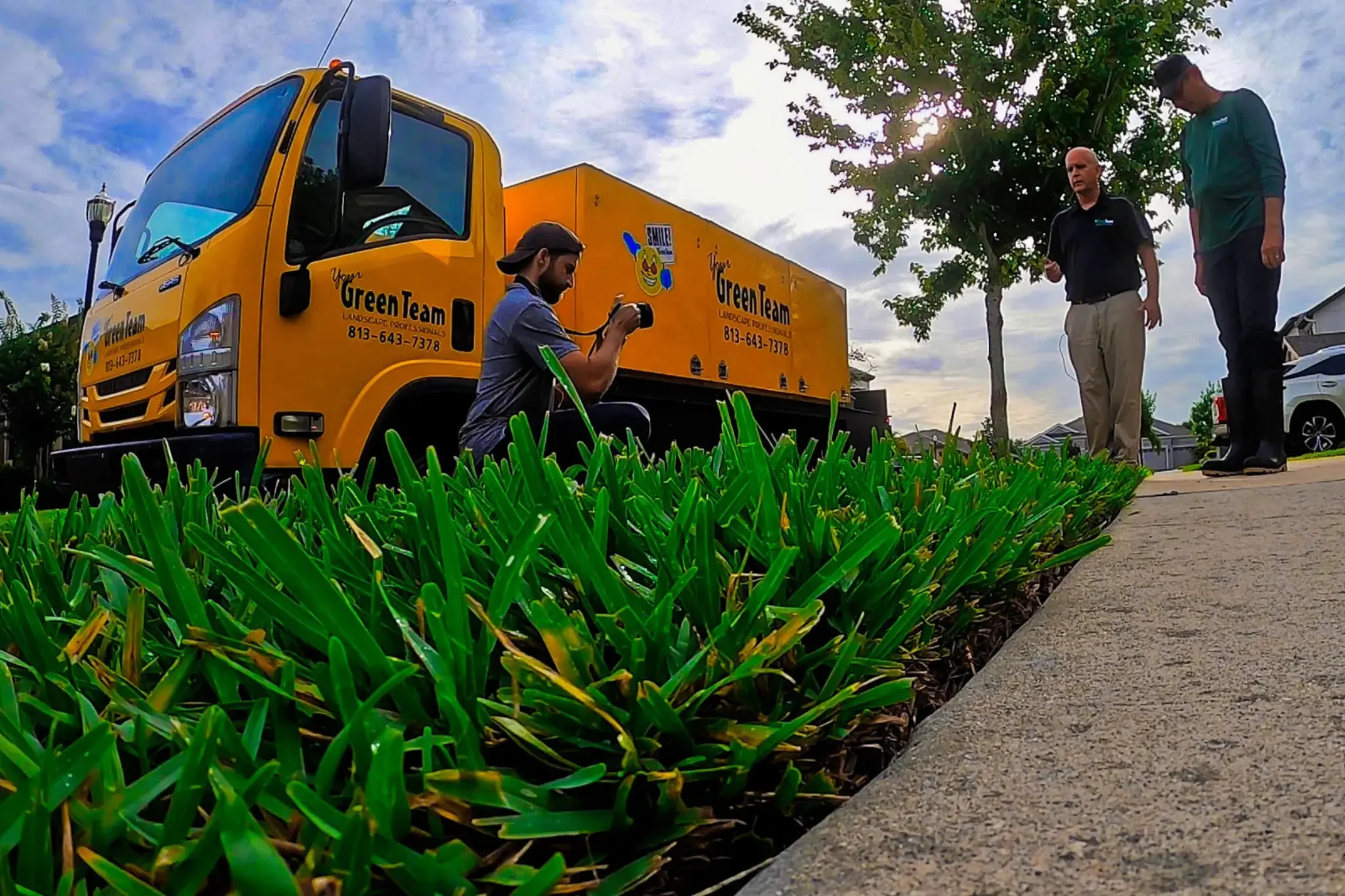 Juno Marketing capturing original content for a local Plant City service business